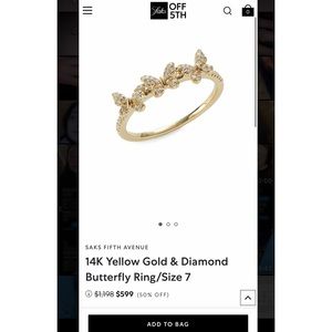 Womans gold ring